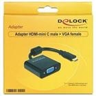 ADATTATORE HDMI MINI-C MASCHIO > VGA FEMMINA